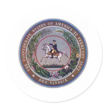 Confederate States of America Seal stickers by NHRebels Confederate States of America Seal stickers