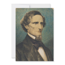 Confederate States President Jefferson Davis Custom Invites