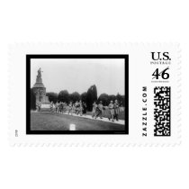 Confederate Veterans at the Memorial 1914 Stamp