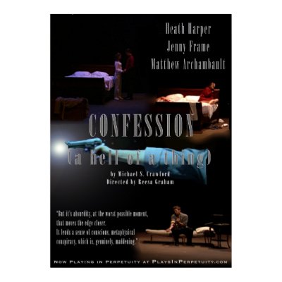 "Confession...(A Hell of a Thing) Large Poster by msctex