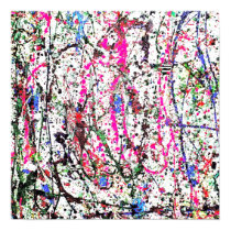 Confetti Abstract Poster or Canvas posters by INTHEPRESENT Confetti Abstract Poster or Canvas posters