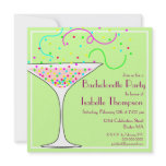 Confetti Bachelorette Party Invitation