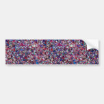 Confetti background bumper sticker