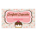 Confetti Cupcake Business Cards