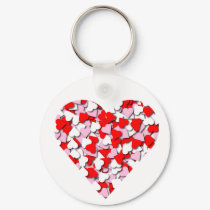 Confetti Hearts Keychain #2