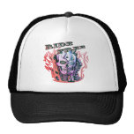 Confetti Pink Ride Free Skull Mesh Hat