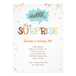 Confetti Shower Surprise Party Invitation