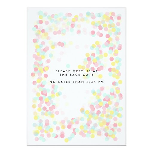 Confetti Surprise Birthday Party Invitations