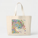 Confetti Wave Tote Bags