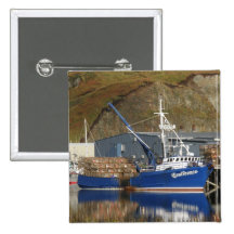 Confidence, Crab Boat in Dutch Harbor, Alaska Pinback Buttons
