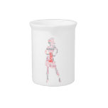 Confident female drink pitchers