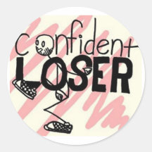 Confident Loser Sticker