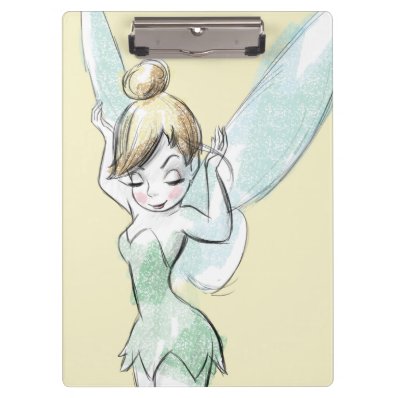 Confident Tinker Bell Clipboard