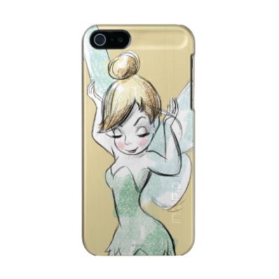 Confident Tinker Bell Metallic Phone Case For iPhone SE/5/5S