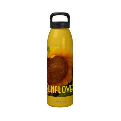 Confidential Sunflower Reusable Water Bottle