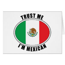 Confíe en que yo es mexicano felicitación