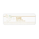 Confirmation | Baptism Return Address Label label