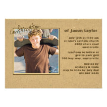 Confirmation Casual Photo Invitation