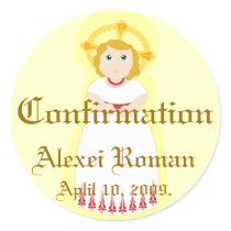 Confirmation Sticker-Customize