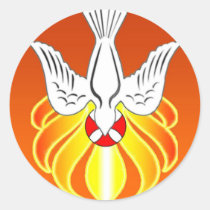 Confirmation Sticker- Holy Spirit and seven flames stickers