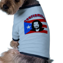 CONFIRMELA Con Bandera de Puerto Rico pet clothing