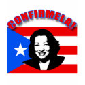 CONFIRMELA Con Bandera de Puerto Rico t-shirts