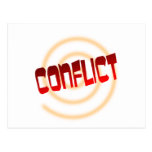 conflict post card