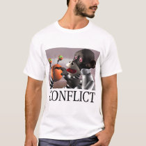 Conflict (T-shirt) by bluebellylizard Conflict (T-shirt)
