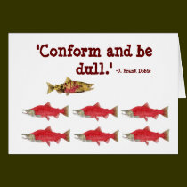Conform & be dull Card cards