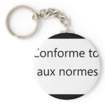 conforme toi keychain