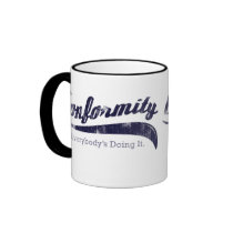 Conformity mugs by PlurDuck Conformity mugs