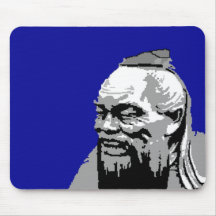 Confucius Portrait - Confucius Institute Mouse Pad