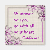 Confucius Quotation (1)- Motivational Magnet magnets