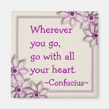 Confucius Quotation (1)- Motivational Magnet
