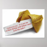 Confucius Say Fortune Cookie poster posters