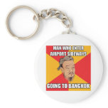 Confucius Say Going to Bangkok Key Chains