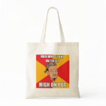 Confucius Say High On Pot Canvas Bags