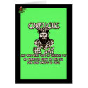 Confucius says Christmas cards