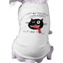 confused canine pet shirt