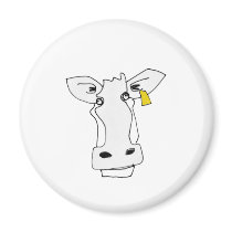 confused cow magnets by garethstamp confused cow magnets