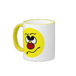 Confused Face: I think I think therefore I may be Coffee Mug