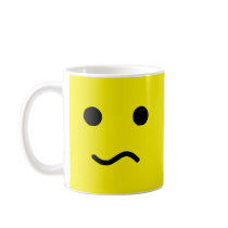 Confused face mugs