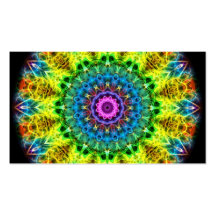 confused harmony kaleidoscope business card template