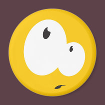 Confused Smile 2 magnets