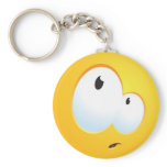 Confused Smile Keychain
