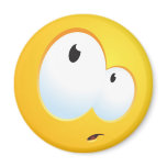 Confused Smile magnets