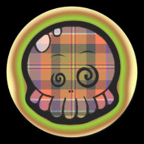 Confused Tako-Chan stickers