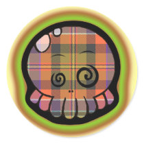 Confused Tako-Chan stickers by Vestque Confused Tako-Chan stickers
