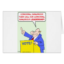 confusing dangerous leadership cards