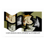 CONFUSION IN DEVELOPEMENT by CR SINCLAIR Poster